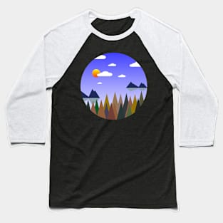 Minimalist nature art Baseball T-Shirt